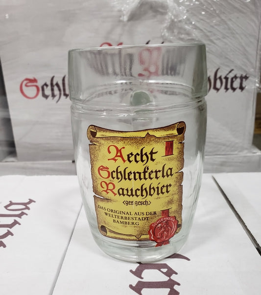 Aecht Schlenkerla 0.5L Glass Mug