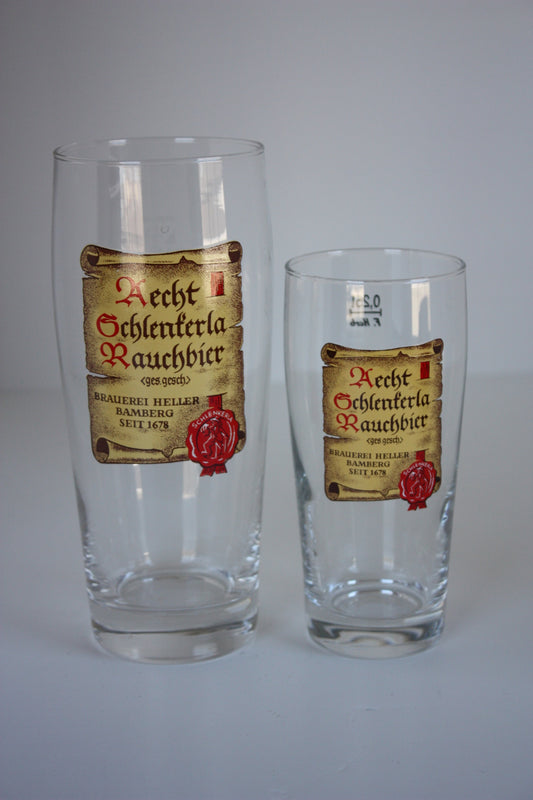 Aecht Schlenkerla Rauchbier  8.4oz or 16.9oz Glasses