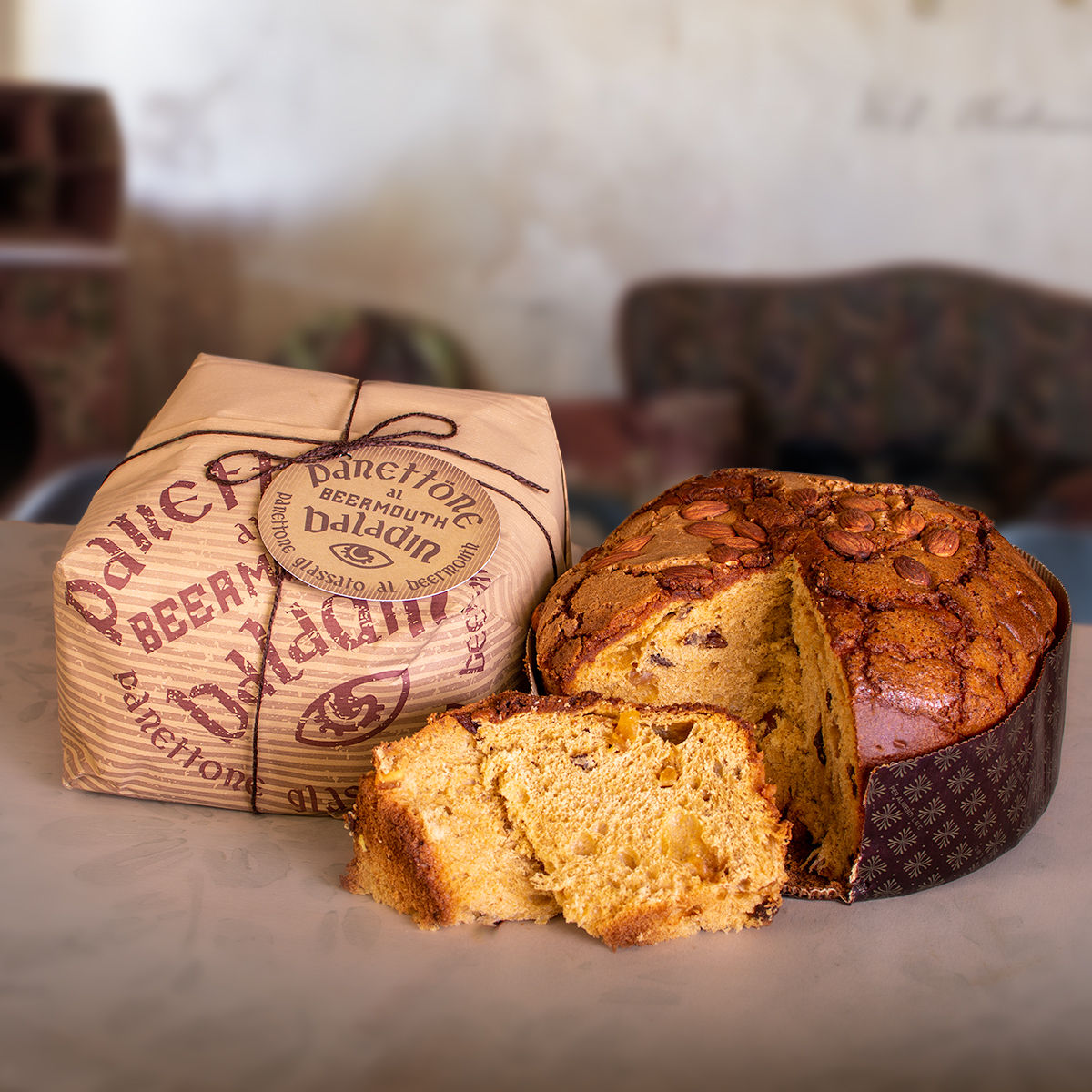 Glazed Baladin Panettone With Beermouth