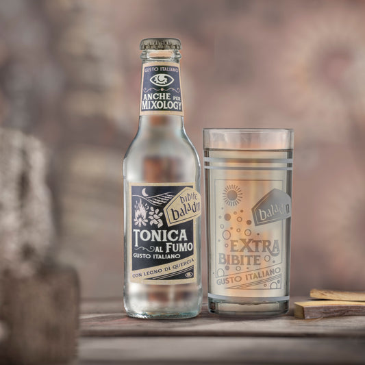 Tonica Al Fumo-  Baladin's Tonic Water With Quinine and toasted Oak Wood Extract 6.8oz Bottle